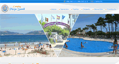 Desktop Screenshot of campingplayasamil.com
